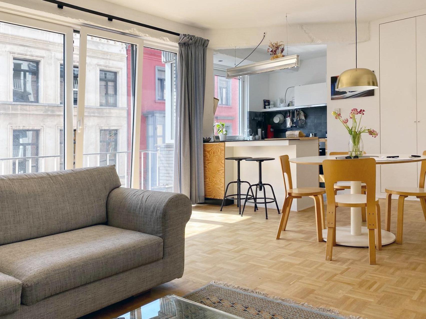 Trendy & Sunny Apartment In Ghent Gante Exterior foto