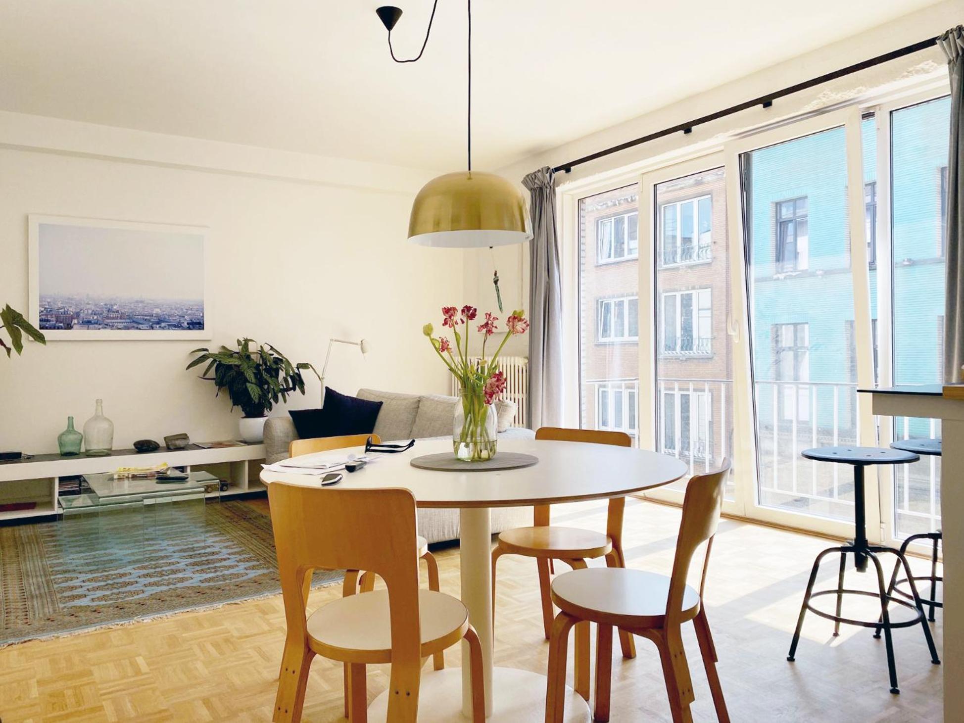 Trendy & Sunny Apartment In Ghent Gante Exterior foto